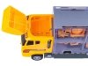 Ciężarówka, Transporter + Auta, Otwierana Laweta, Pojazdy Budowlane + Helikopter 12w1